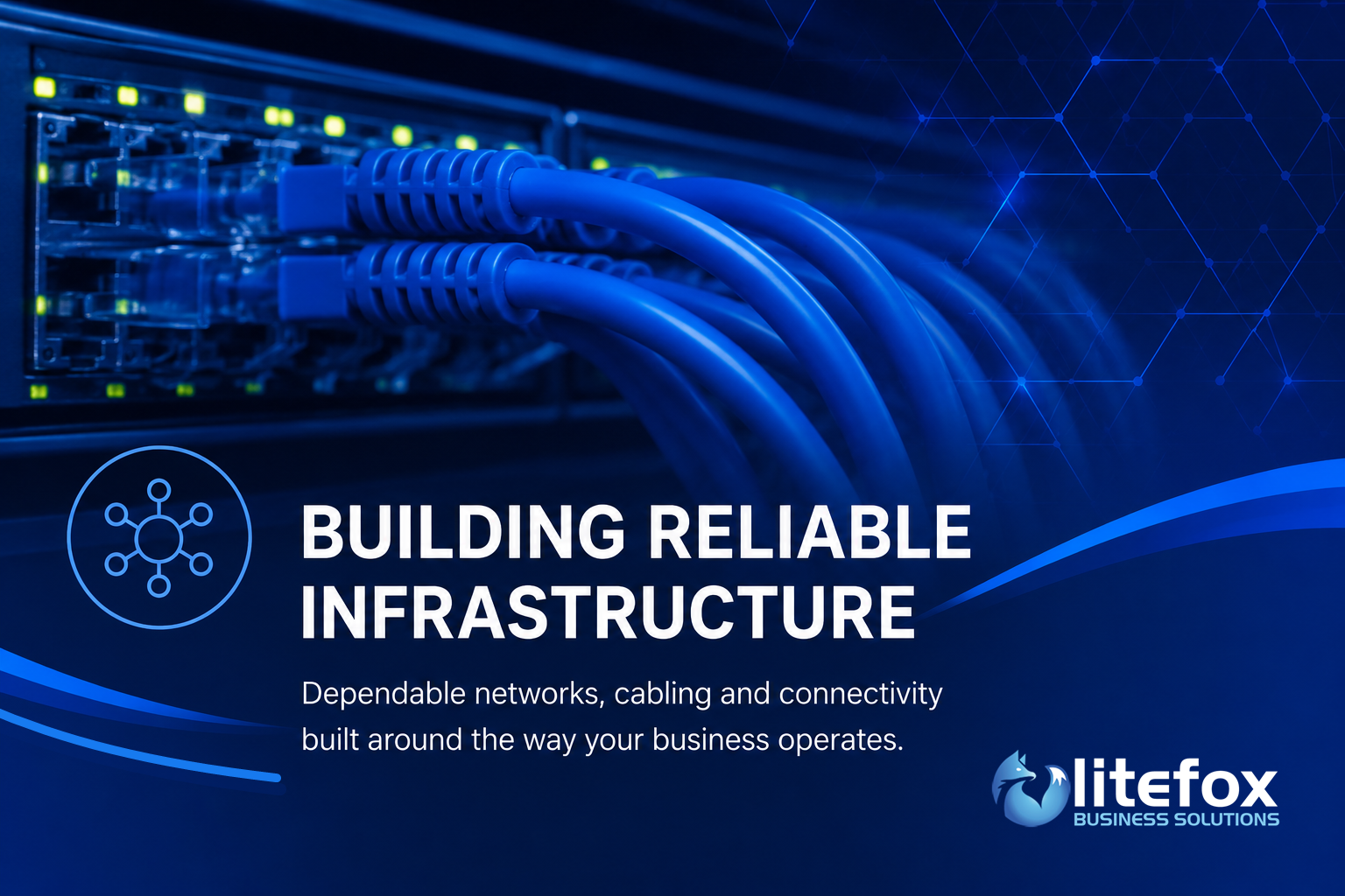Business network infrastructure and structured cabling