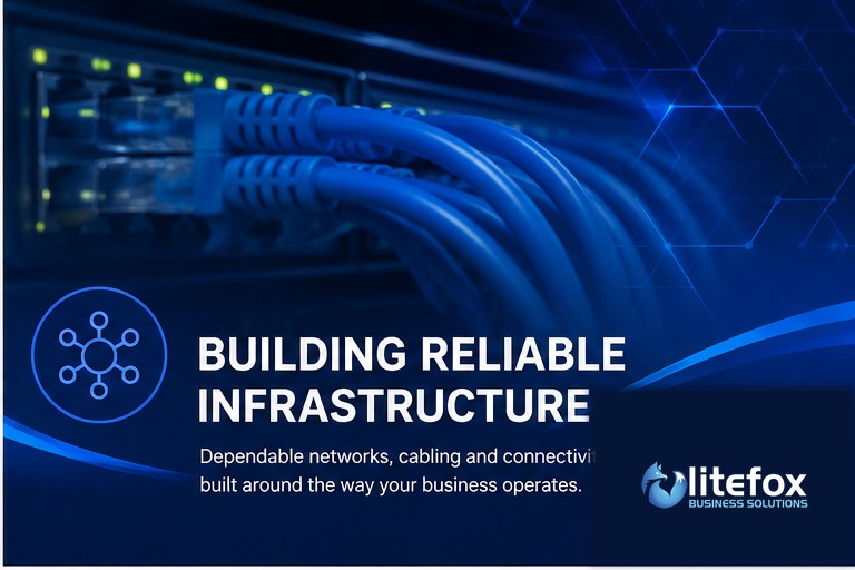Business network infrastructure and structured cabling