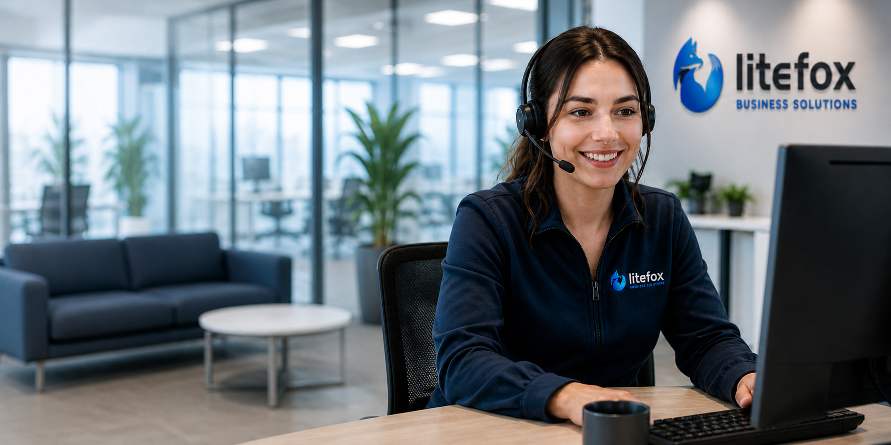 Litefox support team member helping customers with downloadable resources